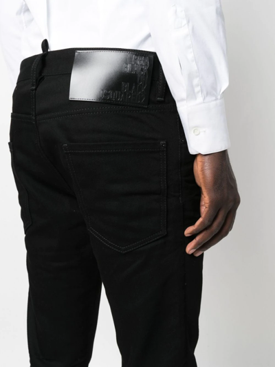 Shop Dsquared2 Slim-fit Jeans In Black