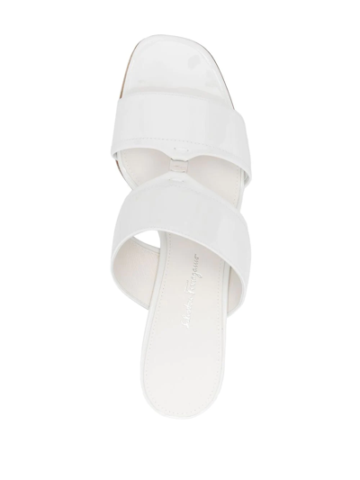 FERRAGAMO TOT 55MM DOUBLE-STRAP SANDALS 
