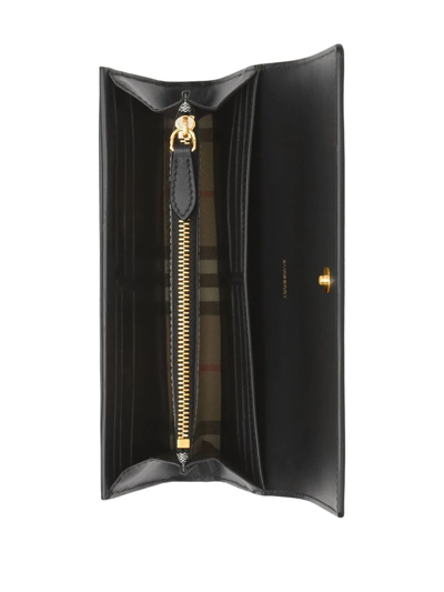 VINTAGE 格纹皮质钱包