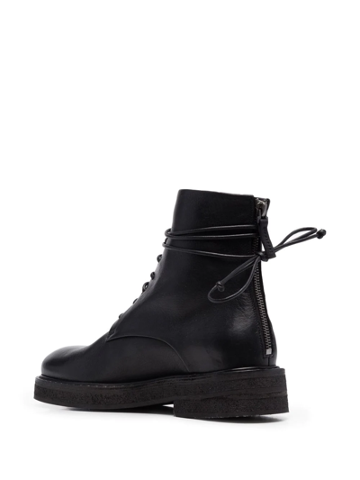 Marsèll Marsell Black Gomme Polacchino Gommello Boots In Schwarz