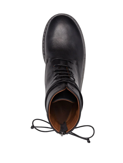Marsèll Marsell Black Gomme Polacchino Gommello Boots In Schwarz