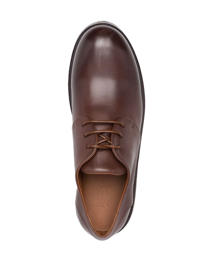 Shop Marsèll Zuccolona Derby Shoes In Braun