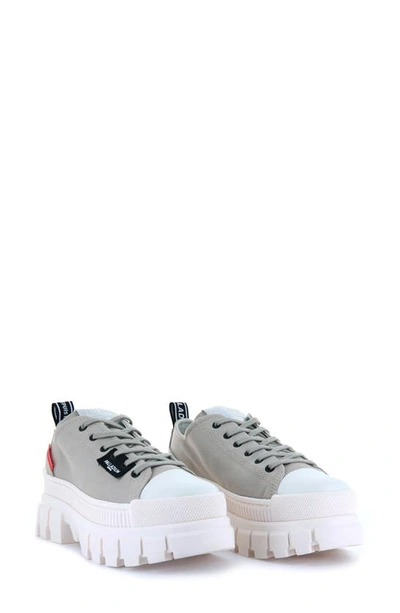 Palladium Revolt Lo Tx Platform Sneaker In String