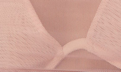 Free People Under It All Ruched Mesh Turtleneck Bodysuit In Blush