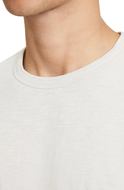 Shop Theory Cosmo Solid Crewneck T-shirt In Moon - Q82