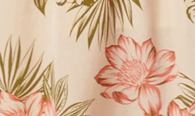 Shop Equipment Illumina Floral Print Tie Waist Silk Midi Dress In Sun Kiss Multi