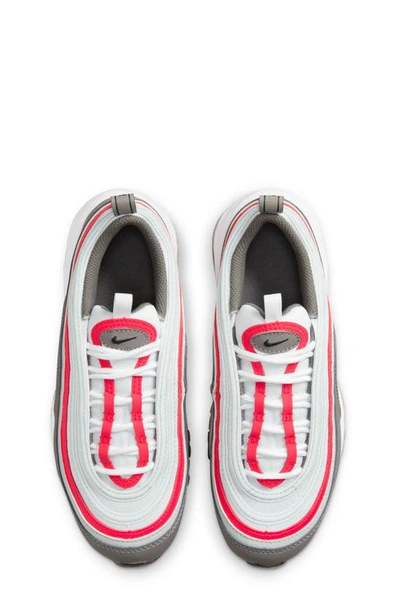 Shop Nike Kids' Air Max 97 Sneaker In White/ Black/ Pewter/ Silver