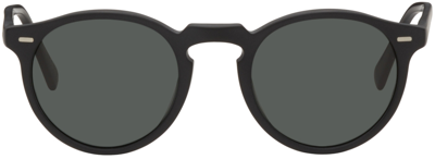 Shop Oliver Peoples Black Peck Estate Edition Gregory Peck Sunglasses In 1031p2 Blac