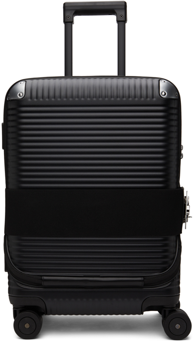 Shop Fpm Milano Black Bank Zip Suitcase In 918 Licorice Black