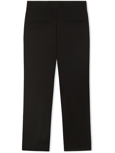 Dolce & Gabbana Straight-leg Trousers In Black