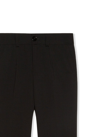 Dolce & Gabbana Straight-leg Trousers In Black