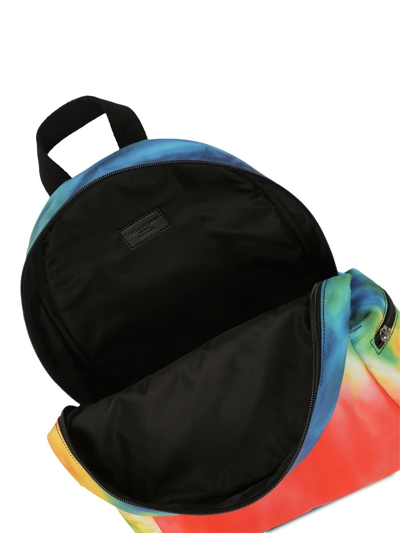 Dolce & Gabbana Tie-dye Backpack In Multicolour