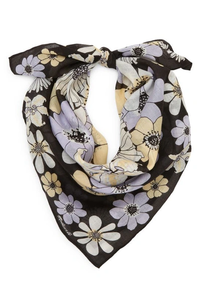 Shop Madewell Bandana In Deep Coal