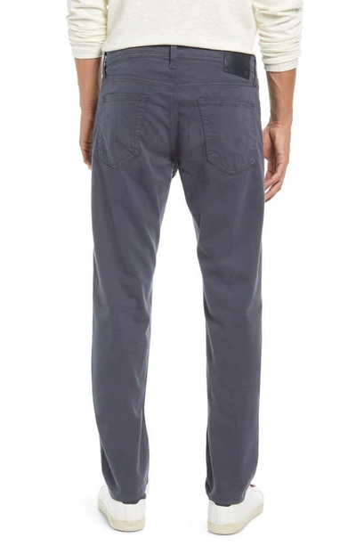 Shop Ag Slim Fit Pants In Majestic Navy