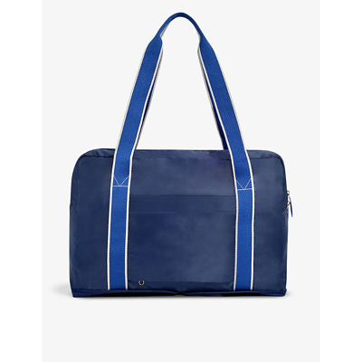 Shop Paravel Fold-up Recycled-nylon Duffle Bag In Navy