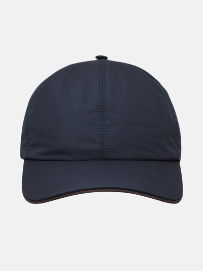 Shop Zegna Polyester Cap In Black