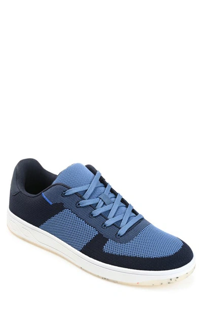 Shop Vance Co. Vance Co Topher Knit Athleisure Sneaker In Blue