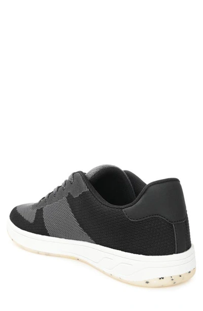 Shop Vance Co. Topher Knit Athleisure Sneaker In Charcoal