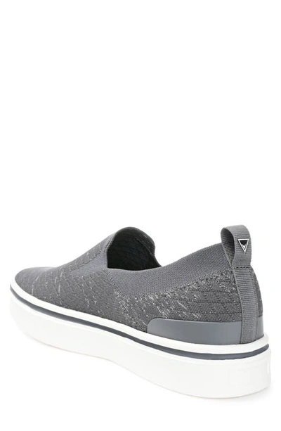 Vance Co. Men's Hamlin Casual Knit Slip-on Sneakers In Grey
