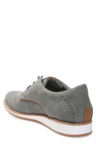 Shop Vance Co. Blaine Embossed Casual Dress Shoe In Grey
