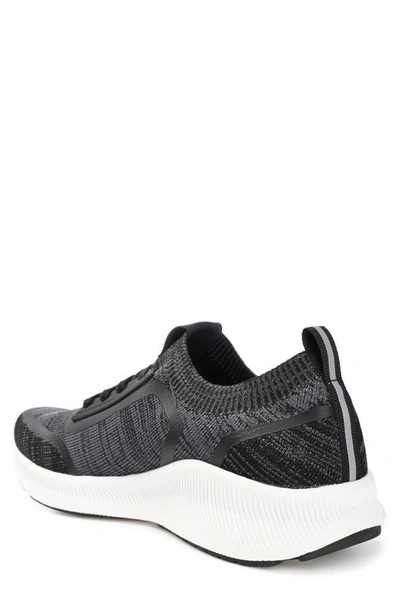 Shop Vance Co. Vance Co Keller Knit Athleisure Sneaker In Black