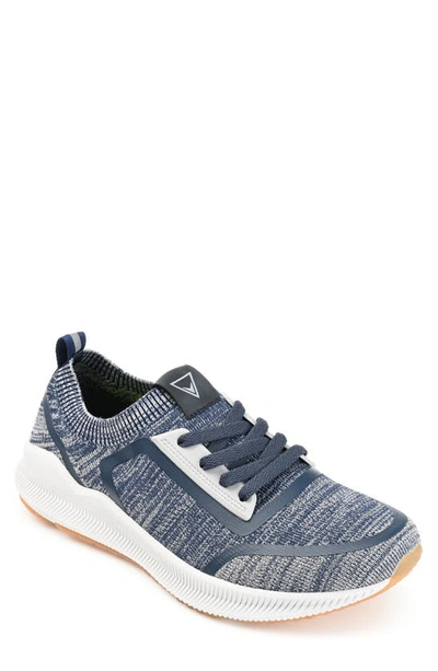 Shop Vance Co. Vance Co Keller Knit Athleisure Sneaker In Blue