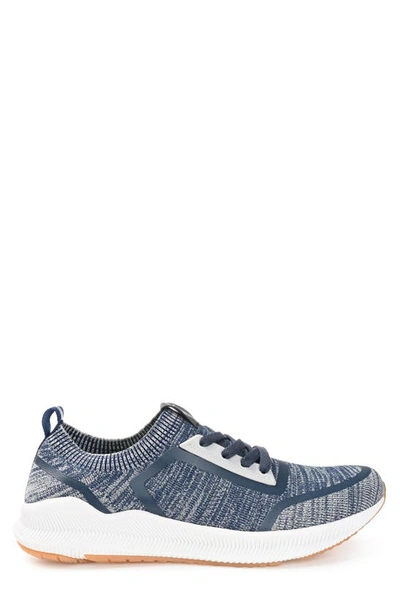 Shop Vance Co. Vance Co Keller Knit Athleisure Sneaker In Blue