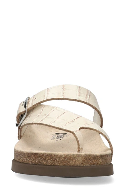 Shop Mephisto 'helen' Sandal In Light Sand Croco Leather