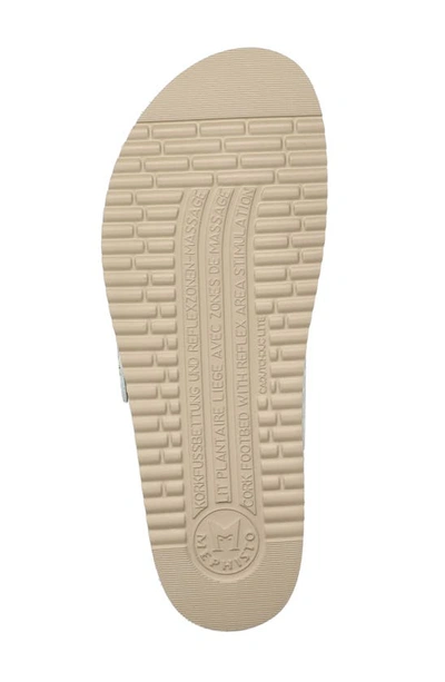 Mephisto Helen Toe Loop Sandal In Green Jungle 29628