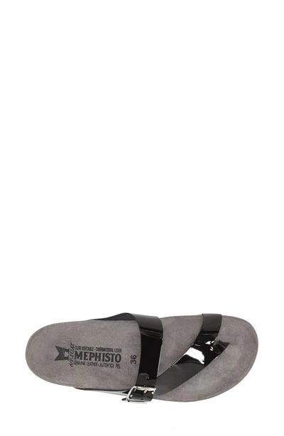Shop Mephisto 'helen' Sandal In Black Patent