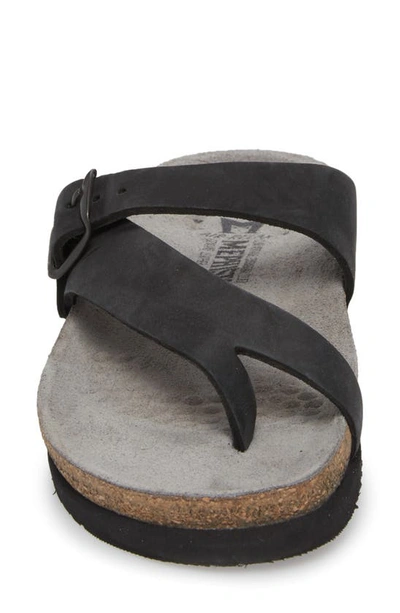 Shop Mephisto 'helen' Sandal In Black Nubuck