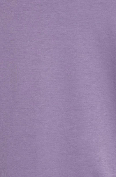 Shop Robert Barakett Georgia Crewneck T-shirt In Warm Purple