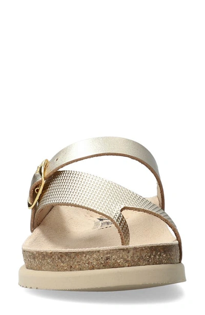 Shop Mephisto Helen Mix Sandal In Gold Flash 72002/ Vega 17302