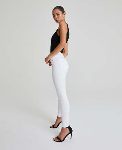 Shop Ag Jeans Farrah Ankle Seamless In White