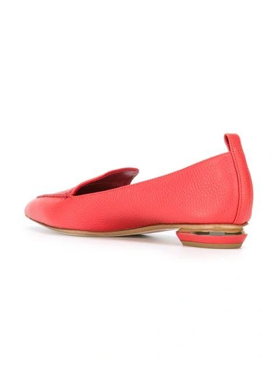 Shop Nicholas Kirkwood 18mm Beya Loafers In Red