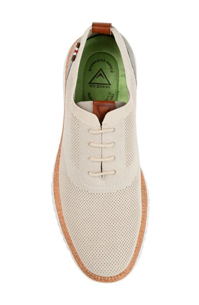 Shop Vance Co. Vance Co Lamont Knit Casual Oxford In Beige