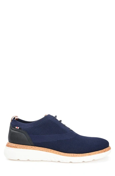 Shop Vance Co. Vance Co Lamont Knit Casual Oxford In Navy
