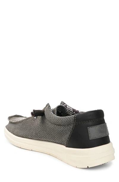Shop Vance Co. Moore Casual Boat Shoe In Charcoal