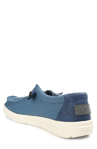 Shop Vance Co. Moore Casual Boat Shoe In Blue