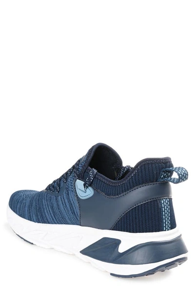 Shop Vance Co. Gibbs Knit Athleisure Sneaker In Blue