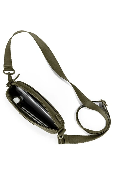 Dagne Dover Mara Phone Sling Crossbody Bag In Dark Moss