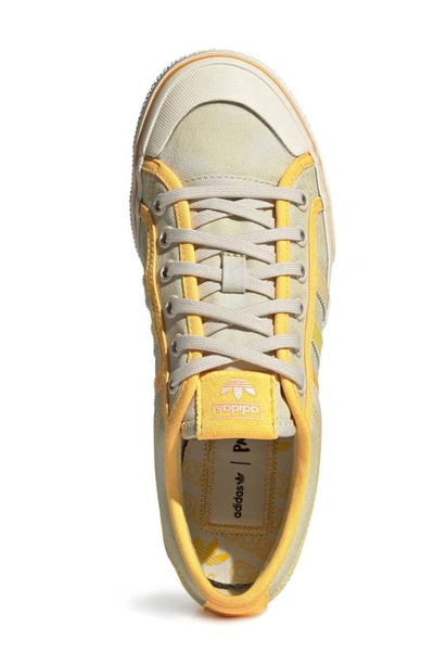 Shop Adidas Originals Nizza Platform Sneaker In Almost Yellow/ Orange/ White
