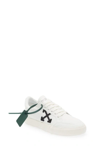 Off-white Vulcanized Low Top Sneaker In White Black | ModeSens