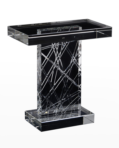 Shop John-richard Collection Etched Crystal Accent Table
