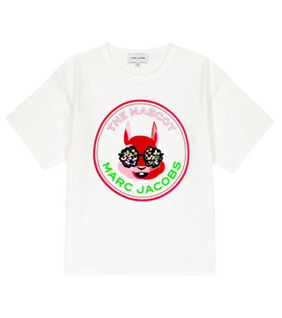 Shop Marc Jacobs Printed Cotton T-shirt In White