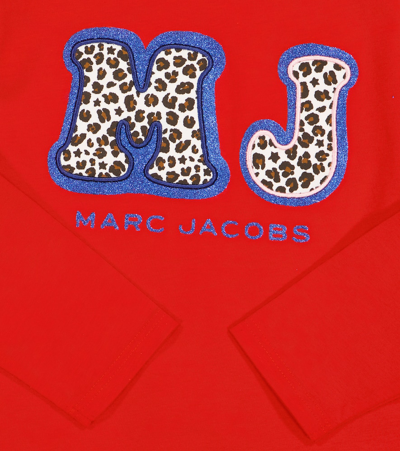 Shop Marc Jacobs Printed Cotton Sweater In Red