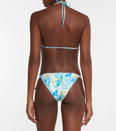 Melissa Odabash Portugal Printed Bikini Bottoms In Paisley Bl