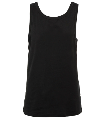The Row Frankie Organic Cotton-jersey Tank In Black