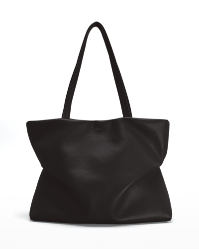 Shop Chloé Judy Calfskin Tote Bag In Black