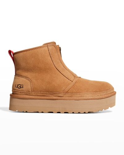 UGG NEUMEL ZIP SUEDE BOOTIES 